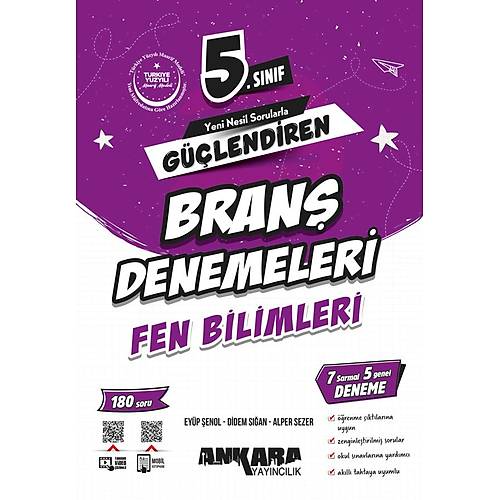 5.Snf Glendiren Fen Bilimleri Bran Denemeleri Eyp enol - Didem San - Alper Sezer Ankara Yaynclk