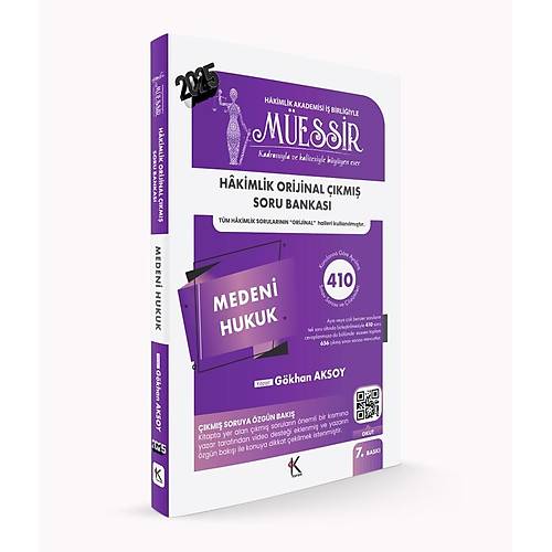 MESSR Medeni Hukuk Soru Bankas Gkhan Aksoy Kuram Kitap