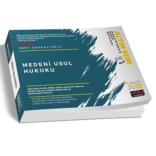 Medeni Usul Hukuku Ebru orbacolu Hocasndan Ders Notlar 2023