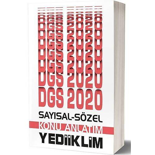 DGS Saysal Szel Konu Anlatml Yediiklim Yaynlar 2020