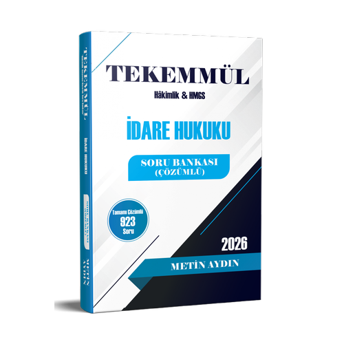 Tekemm�l �dare Hukuku Soru Bankas� Metin Ayd�n Stat� Akademi
