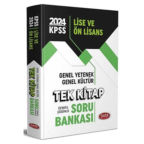 2024 KPSS Lise ve nlisans Tek Kitap Soru Bankas