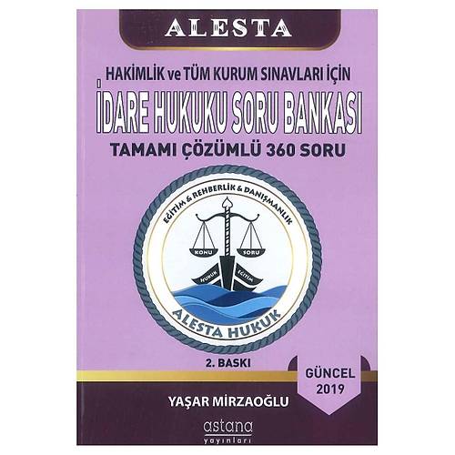 Alesta dare Hukuku Soru Bankas - Yaar Mirzaolu Mart 2019