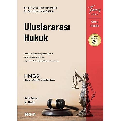 Se�kin 2026 THEM�S HMGS Hakimlik Uluslararas� Hukuk Soru Kitab� ��z�ml� 2. Bask� - Hilal Cecanp�nar, Hatice T�rkay Se�kin Yay�nlar�