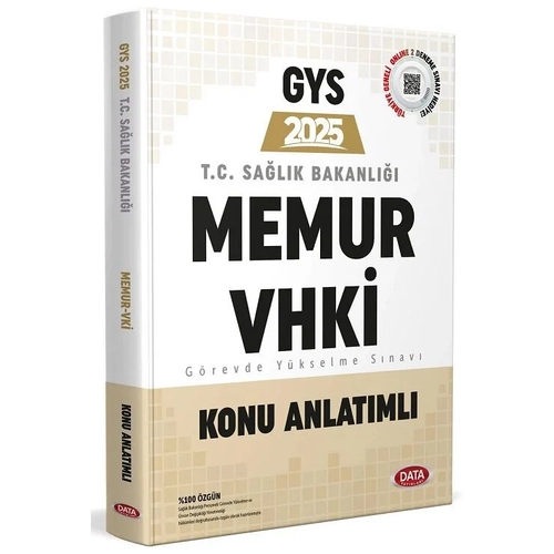 Data 2025 GYS Sa�l�k Bakanl��� Memur, VHK� Konu Anlat�ml� G�revde Y�kselme Data Yay�nlar�