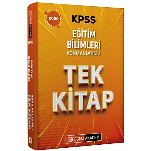 Pegem 2020 KPSS Eitim Bilimleri Konu Anlatml Tek Kitap