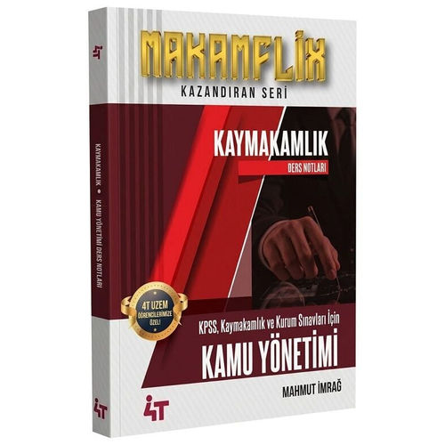 4T Yay�nlar� 2026 MAKAMFL�X Kaymakaml�k Ders Notlar� Kamu Y�netimi Mahmut �mra�
