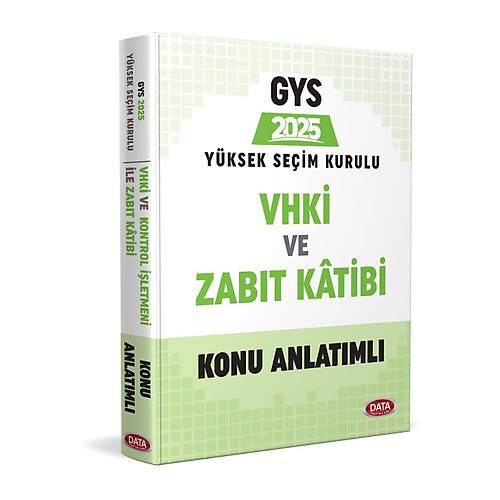 Y�ksek Se�im Kurulu (YSK) VHK� ve Zab�t K�tibi Konu Anlat�ml�