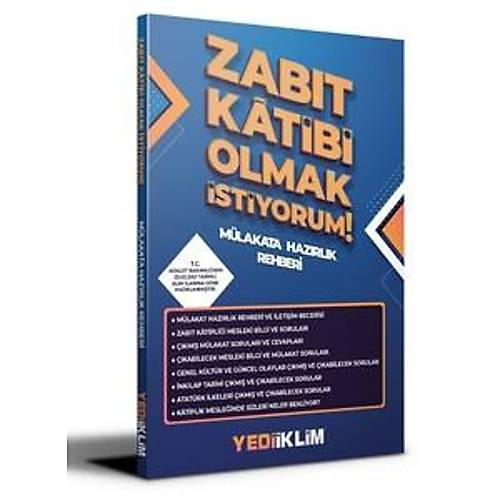 Yediiklim Yay�nlar� Zab�t Katibi Olmak �stiyorum M�lakat Haz�rl�k Rehberi