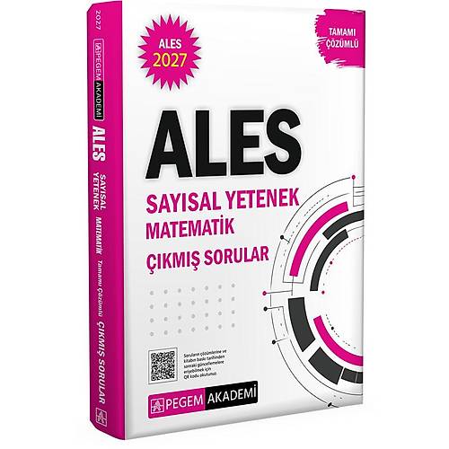 Pegem 2027 ALES Say�sal Yetenek Matematik Tamam� ��z�ml� ��km�� Sorular
