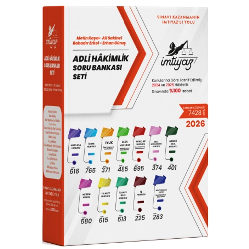 �mtiyaz 2026 Adli Hakimlik Soru Bankas� Seti �mtiyaz Yay�nc�l�k