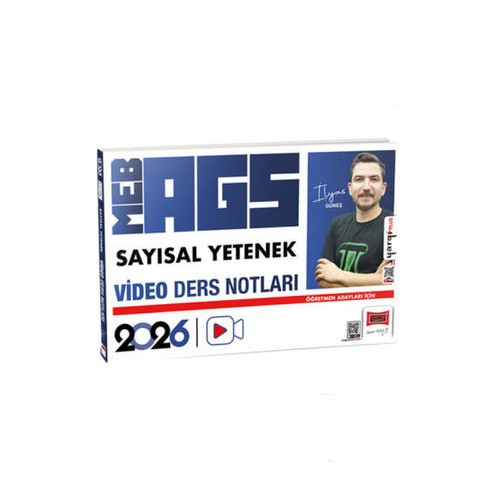 Yarg Yaynlar 2026 MEB-AGS retmen Adaylar in Saysal Yetenek Video Ders Notlar lyas Gne