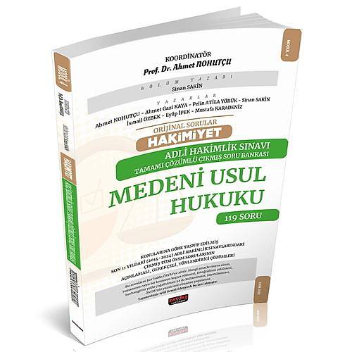 Orijinal Sorular HAKMYET Adli Hakimlik Medeni Usul Hukuku km Soru Bankas Sava Yaynlar 2025