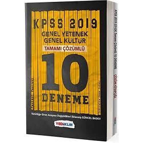 Yediiklim Yaynlar 2018 GYGK TAMAMI ZML 10 DENEME