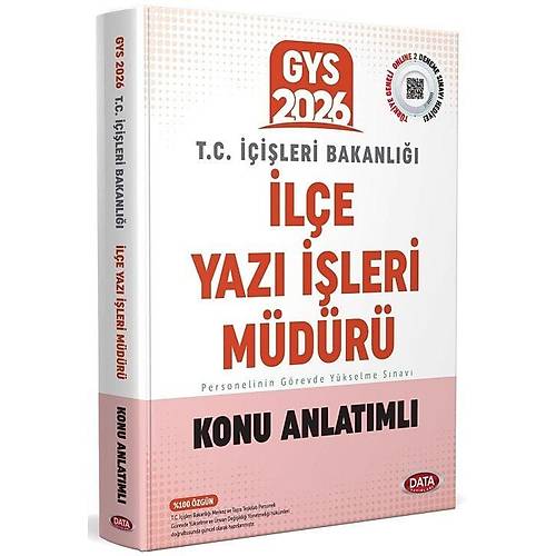 Data 2026 GYS ��i�leri Bakanl��� �l�e Yaz� ��leri M�d�r� Konu Anlat�ml� Haz�rl�k Kitab� G�revde Y�kselme Data Yay�nlar�