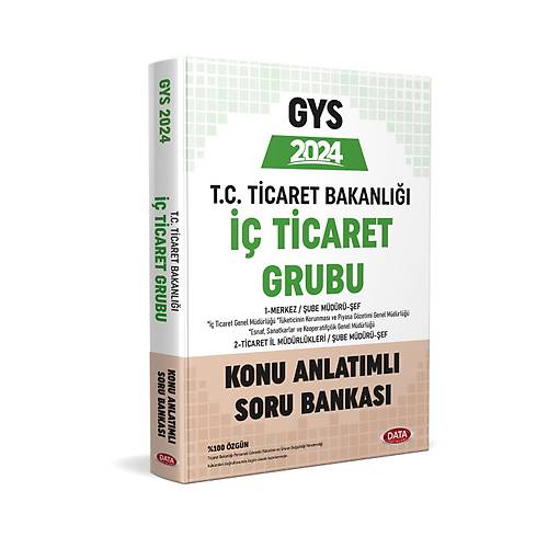 Data Yaynlar Ticaret Bakanl  Ticaret Grubu Konu Anlatml Soru Bankas 2024