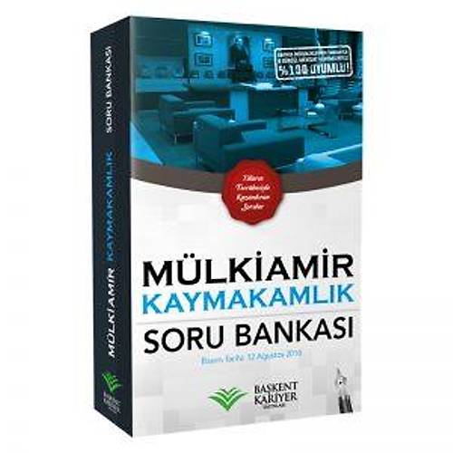 Mlkiamir Kaymakamlk Soru Bankas zml 1418 Soru Bakent Kariyer 2018
