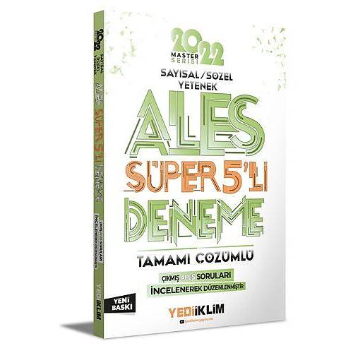 Yediiklim Yaynlar 2022 Master Serisi Ales Saysal- Szel Yetenek Tamam zml Sper 5'li Deneme