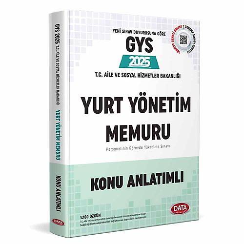 GYS T.C. Aile ve Sosyal Hizmetler Bakanl Yurt Ynetim Memuru Konu Anlatml Data Yaynlar 2025