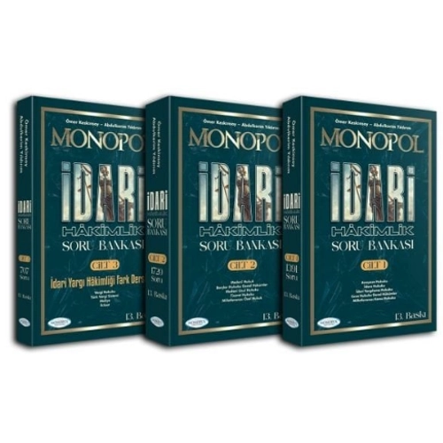 Monopol �dari Hakimlik Soru Bankas� Seti 3 Cilt 13. Bask� Monopol Yay�nlar�