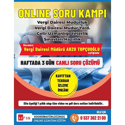 OFFLINE KONU ANLATIMI + ONLINE SORU ZM + DERS NOTLARI + 10 DENEME 19/KASIM/2024 DE BALIYOR