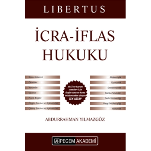 SPER FYAT KPSS A Libertus cra flas Hukuku Konu Anlatm Pegem Akademi Yaynlar