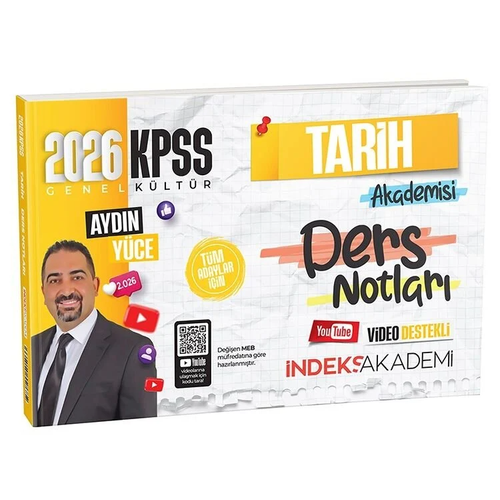 �ndeks Akademi 2026 KPSS Tarih Akademisi Video Ders Notlar� - Ayd�n Y�ce �ndeks Akademi Yay�nc�l�k