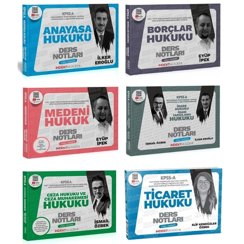 ndeks Akademi 2025 KPSS A Grubu Hukuk Video Ders Notlar 6 l Set ndeks Akademi Yaynclk