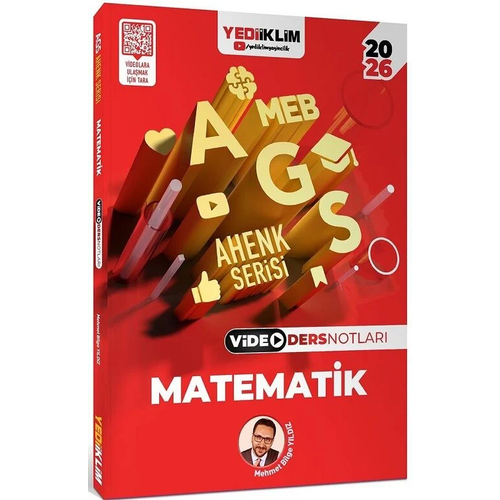 Yediiklim Yaynlar 2026 MEB AGS Ahenk Serisi Matematik Saysal Yetenek Video Ders Notlar Mehmet Bilge Yldz
