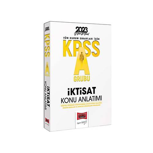 Yarg Yaynlar 2023 KPSS A Grubu ktisat Konu Anlatm