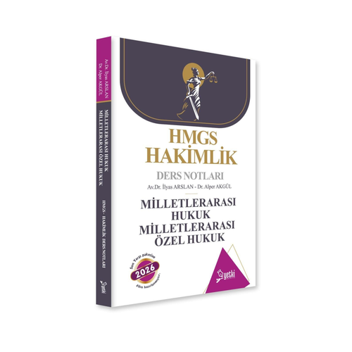 Yetki Yay�nlar� 2026 Hakimlik Milletleraras� Hukuk Milletleraras� �zel Hukuk Ders Notlar�