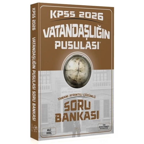 CBA Yay�nlar� 2026 KPSS Vatanda�l�k Vatanda�l���n Pusulas� Soru Bankas� ��z�ml� - Ali Ko� CBA Yay�nlar�