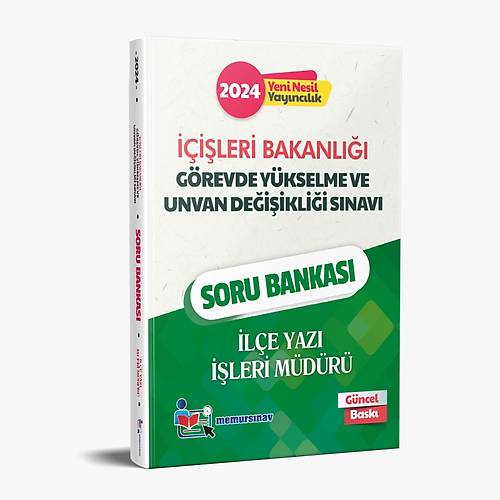 Memur Snav Yaynlar T.C. ileri Bakanl GYS ve nvan Deiiklii le Yaz leri Mdr Soru Bankas