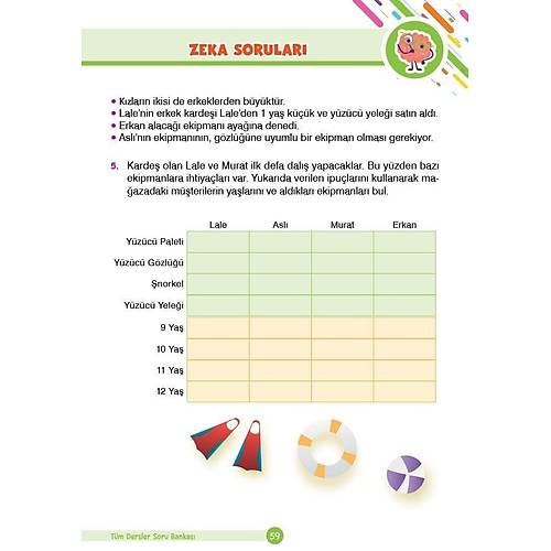 3. S�n�f T�m Dersler Yeni Nesil Soru Bankas� Dikkat At�lyesi Yay�nlar�