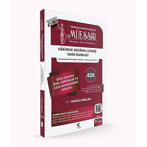 M�ESS�R Ceza Hukuku �zel H�k�mler ve Ceza Muhakemesi Hukuku Soru Bankas� Hamza Parlak Kuram Kitap