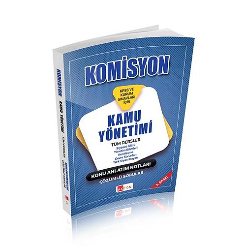 Komisyon Kamu Y�netimi T�m Dersler Konu Anlat�m ve ��z�ml� Sorular 2026 3. Bask�