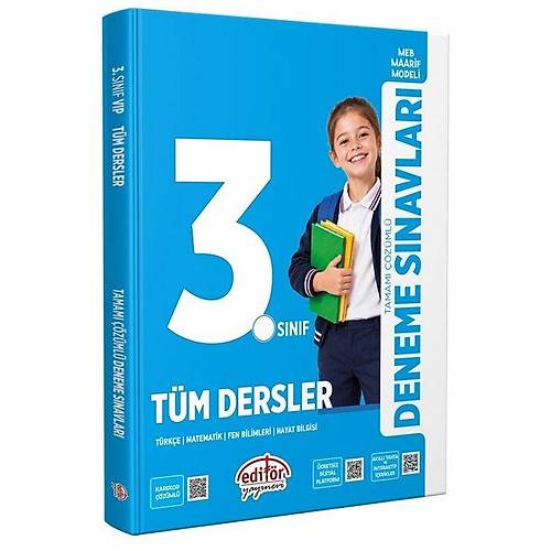 Edit�r 3. S�n�f T�m Dersler Maarif Modeli Deneme S�navlar� Edit�r Yay�nlar�
