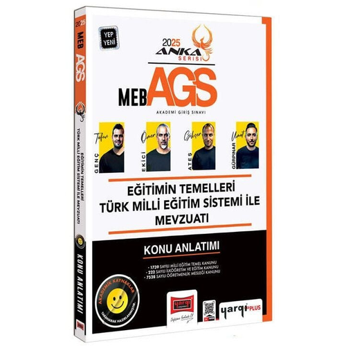 Yarg Yaynlar 2025 MEB-AGS Anka Serisi Eitimin Temelleri Trk Milli Eitim Sistemi ve Mevzuat Konu Anlatm