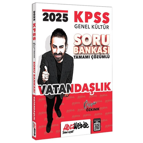 ??HocaWebde Yay�nlar� 2025 KPSS Vatanda�l�k Soru Bankas� ��z�ml�