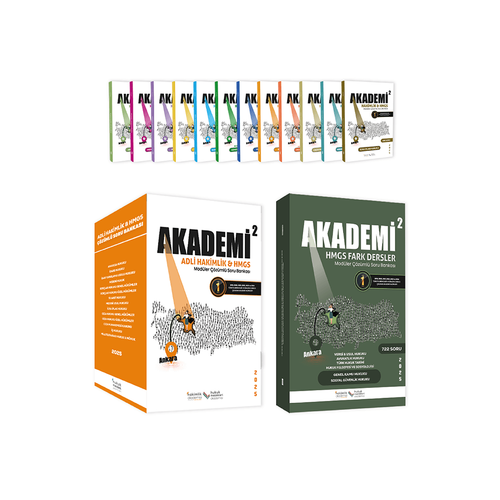 Akademi HMGS T�m Dersler ��z�ml� Soru Bankas� 2025