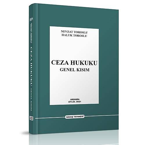 Ceza Hukuku Genel Ksm - Nevzat Toroslu, Haluk Toroslu 2021