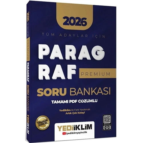 Yediiklim 2026 KPSS MEB-AGS DGS ALES TYT AYT MS� Paragraf Premium Soru Bankas� ��z�ml� Yediiklim Yay�nlar�