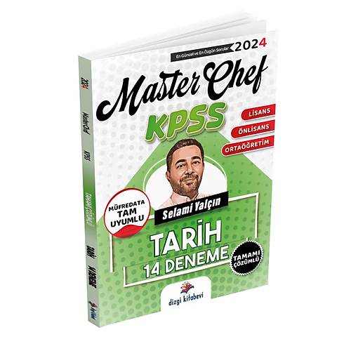 Dizgi Kitap Masterchef KPSS Genel Kltr Tarih 14 Deneme 2024