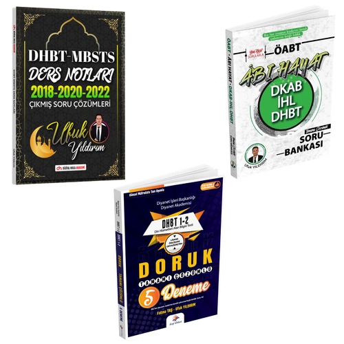 Dizgi Kitap Dhbt Kazand�ran Ders Notlar� Soru Bankas� ve Deneme 3'l� Set