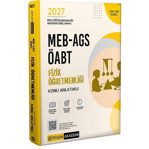 Pegem Akademi 2027 MEB-AGS �ABT Fizik ��retmenli�i Konu Anlat�ml�