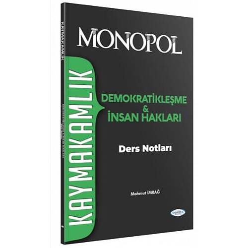 SPER FYAT Monopol Yaynlar Kaymakamlk Demokratikleme ve nsan Haklar Ders Notlar