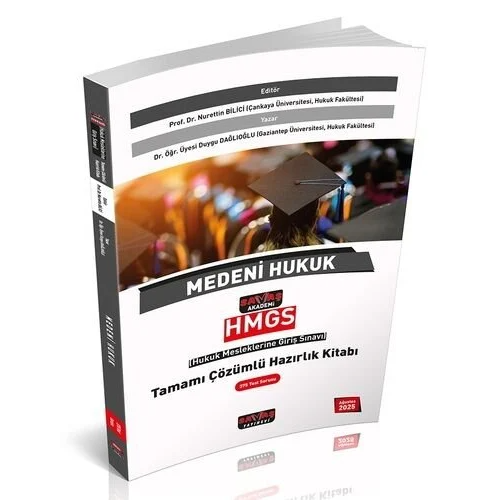 Sava� Yay�nlar� 2025 HMGS Medeni Hukuk Tamam� ��z�ml� Haz�rl�k Kitab� Nurettin Bilici, Nuran Koyuncu