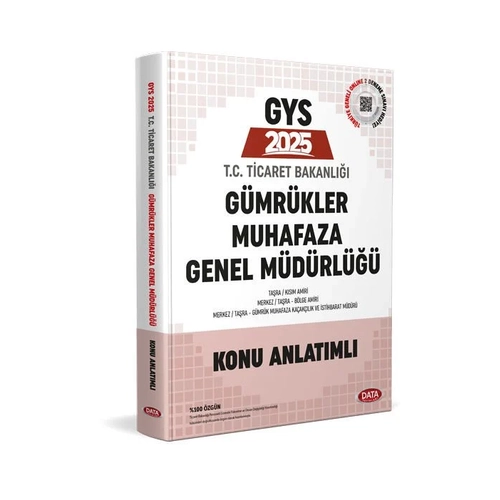 Data Yay�nlar� 2025 Ticaret Bakanl��� G�mr�kler Muhafaza Genel M�d�rl��� GYS Konu Anlat�ml�
