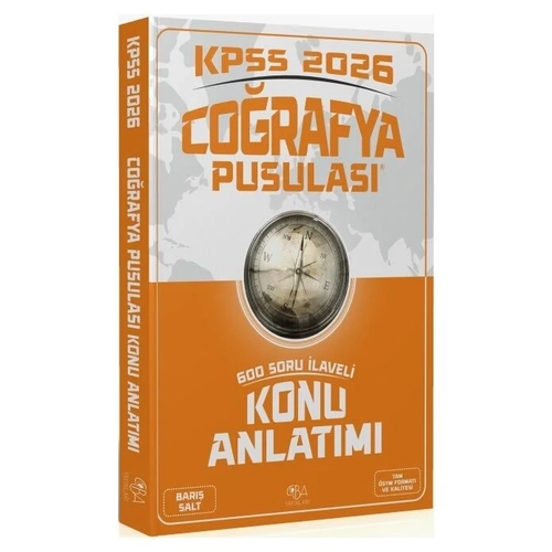 CBA Yaynlar 2026 KPSS Corafya Pusulas Konu Anlatm - Bar Salt CBA Yaynlar