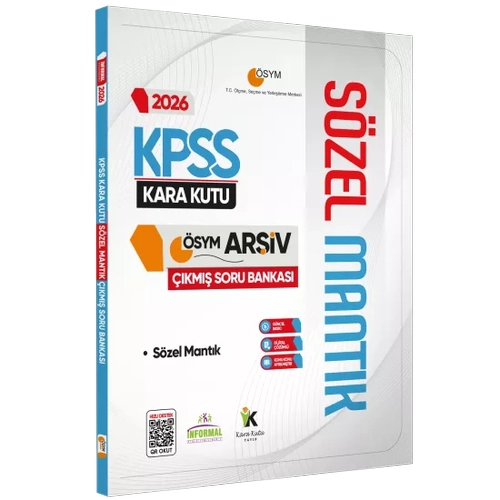 2026 KPSS S�ZEL MANTIK Kara Kutu �SYM ��km�� Soru Havuzu Bankas� Konu �zetli Dijital ��z�ml�